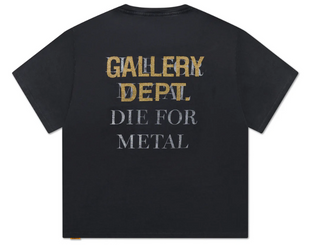 Gallery Dept. Live For Metal Tee Vintage Black