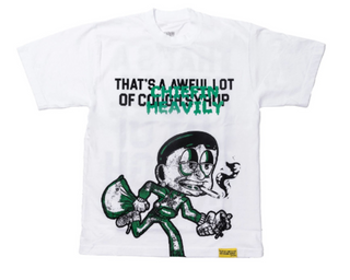 That's A Awful Lot Of Cough Syrup Chiefin Heavily Tee White