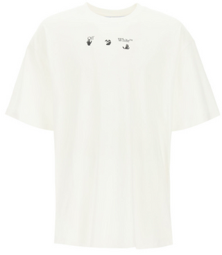 OFF-WHITE Blue Marker Arrows Tee White