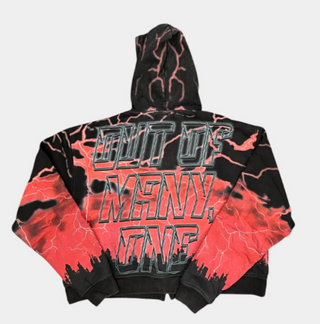 Godspeed Voltage Zip Up Hoodie Red