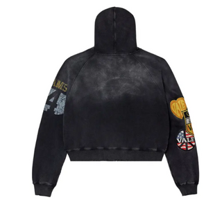 Vale Forever Army Zip Up Hoodie Black