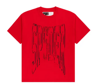 Sp5der Diffused Collegiate Tee Red