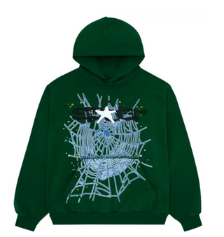 Sp5der Web Hoodie Hunter Green