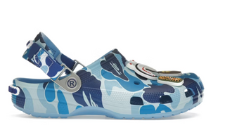 Crocs Classic Clog A Bathing Ape ABC Camo Blue