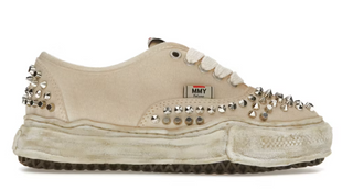 Maison Mihara Yasuhiro Baker OG Sole Studded Canvas Low White