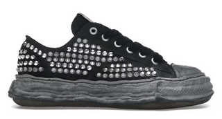 Maison Mihara Yasuhiro Peterson 23 OG Sole Studded Canvas Low Black/Black