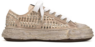 Maison Mihara Yasuhiro Peterson 23 OG Sole Studded Canvas Low White