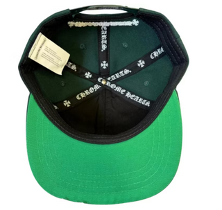 Chrome Hearts Essentials LA Exclusive Baseball Wool Cap Forest Green