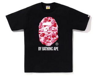 Bape Color Camo College Tee Black/Pink