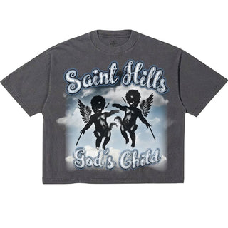 Saint Hills God's Child Tee Vintage Black