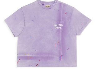 Gallery Dept. Vintage Logo Painted Tee Purple