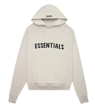 Fear of God Essentials Knit Hoodie Oatmeal