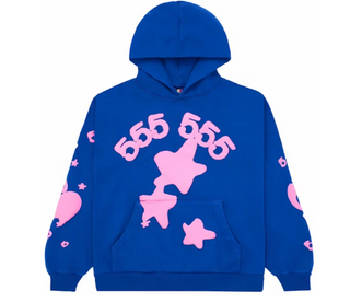 Sp5der Beluga Hoodie Blue