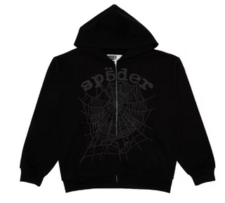 Sp5der OG Web V2 Phantom Zip Up Hoodie