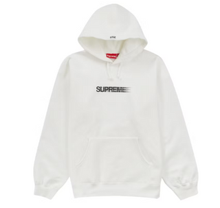 Supreme Motion Logo Hooded Sweatshirt (SS23) White