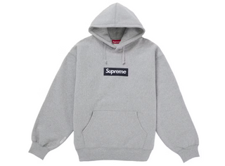 Supreme Box Logo Hooded Sweatshirt (FW25) Heather Grey
