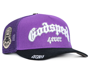 Godspeed Forever Trucker Hat Black/Purple