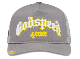Godspeed Forever Trucker Hat Grey/Yellow