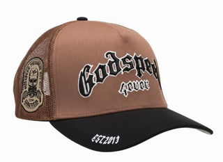 Godspeed Forever Trucker Hat Brown