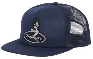 Supreme Pinup Mesh Back 5-Panel Navy