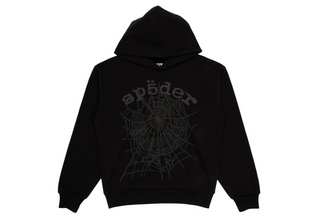 Sp5der Phantom Web Hoodie Black