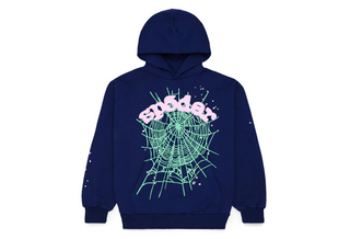 Sp5der OG Web Hoodie Navy