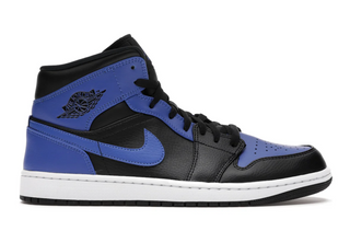 AJ1 Mid Hyper Royal Tumbled Leather