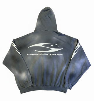 Hellstar HStar Logo Zip-Up Hoodie