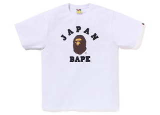 Bape Japan College City Tee White