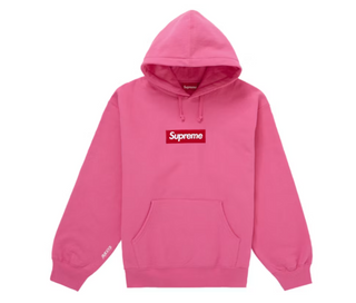 Supreme Box Logo Hooded Sweatshirt (FW25) Magenta