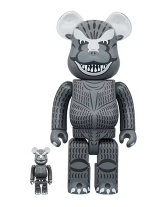 Bearbrick World Wide Tour 3 Godzilla 1954 400% & 100% Set