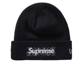 Supreme New Era Box Logo Beanie (FW19) Black