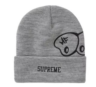 Supreme MF DOOM Beanie Heather Grey