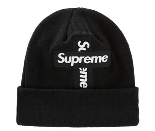 Supreme New Era Cross Box Logo Beanie