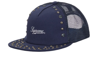 Supreme b.b Simon Studded Mesh back 5 Panel Navy