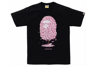 BAPE Sakura Tee Black