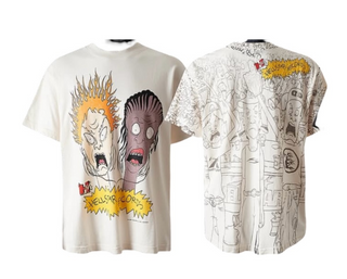 Hellstar Beevus & Butthead HTV Tee White