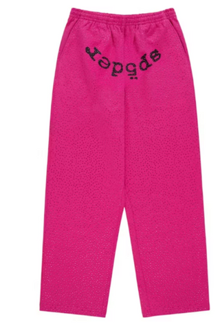 Sp5der VVS Sweatpants Pink