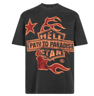 Hellstar Biker Tour Tee Black (W/Chip)