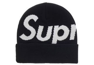 Supreme Big Logo Beanie (FW25) Black