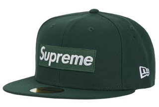 Supreme MLB Teams Box Logo New Era 59Fifty Cap Green