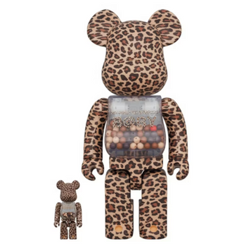 Bearbrick My First Baby Leopard 100% & 400% Set
