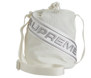 Supreme Small Cinch Pouch White