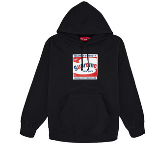 Supreme Shine Hooded Sweatshirt Black