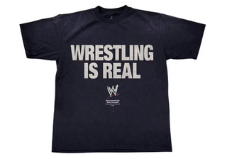 Travis Scott Wrestling Is Real T-shirt Black