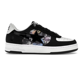 A Bathing Ape Bape Sta #2 Black Multi Roses
