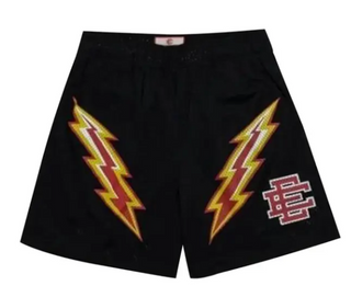 Eric Emanuel EE Basic Lightning Bolt Short Black/Yellow/Red