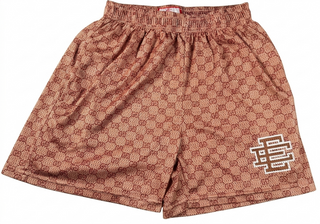 Eric Emanuel Shorts Monogram Red
