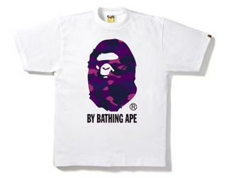 BAPE Color Camo By Bathing Ape Tee White/Purple