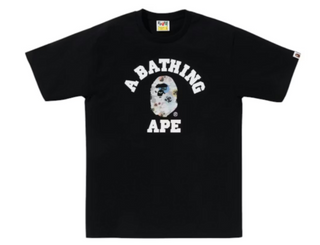 Bape Floral Camo College Tee